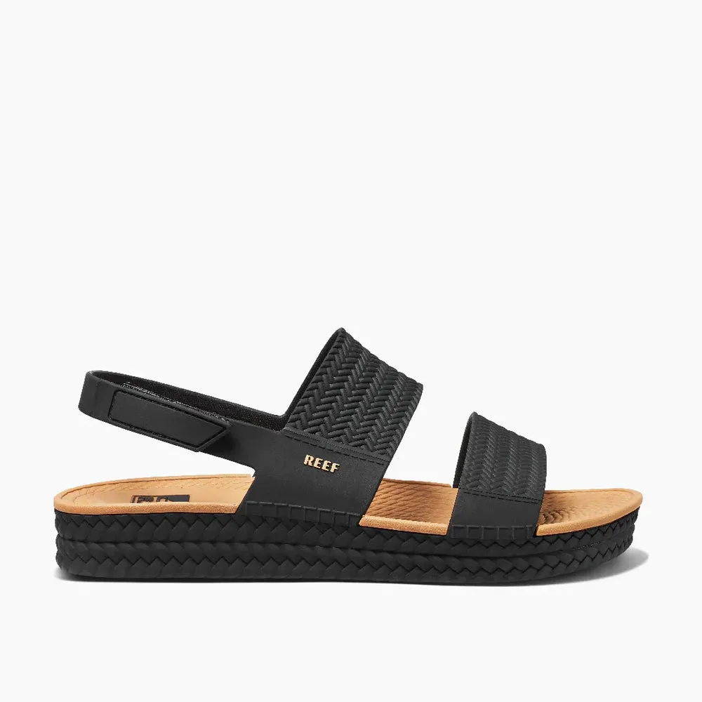 Reef Womens Water Vista - Black/Tan