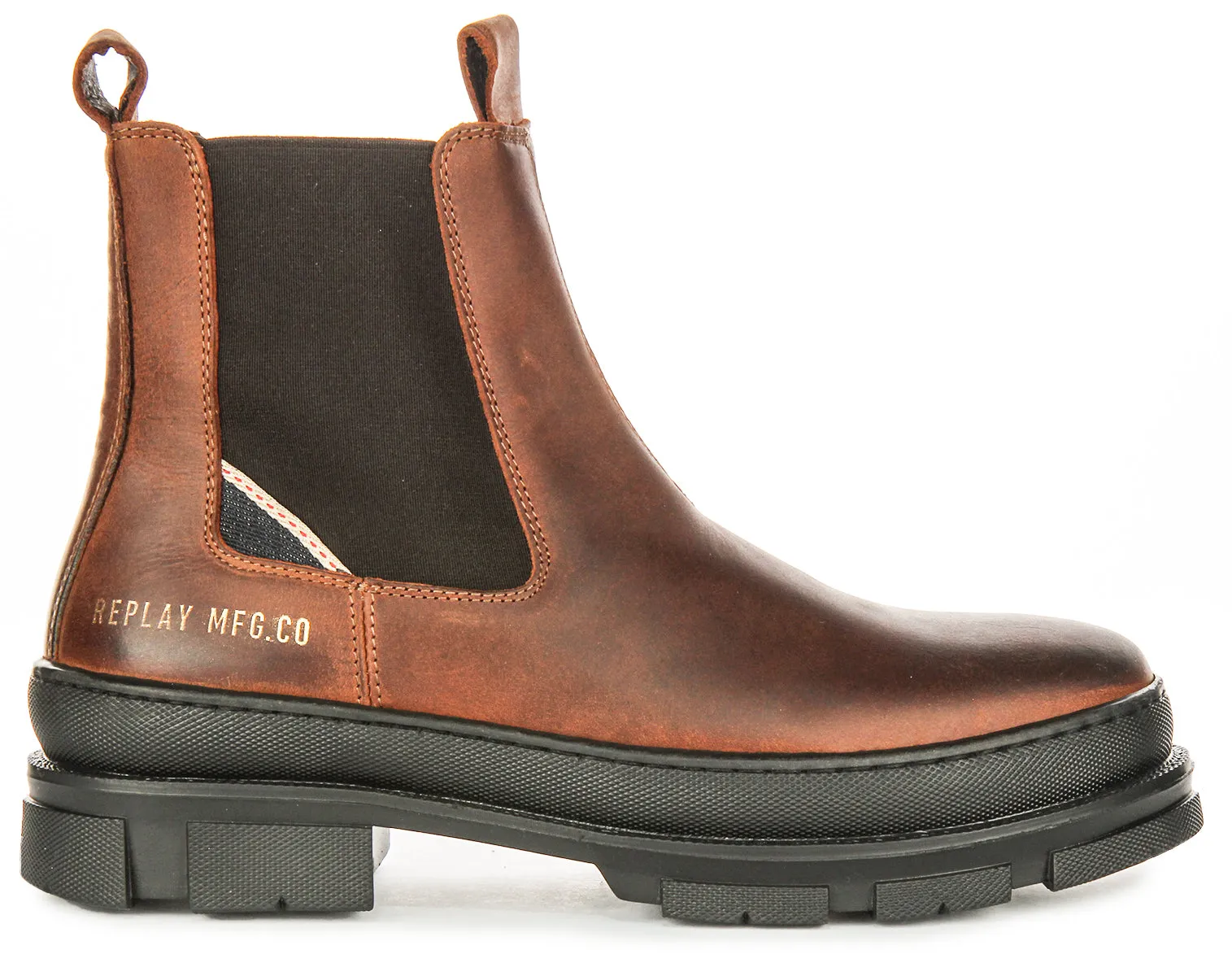 Replay Chelsea Boots Vega Lea In Tan For Men