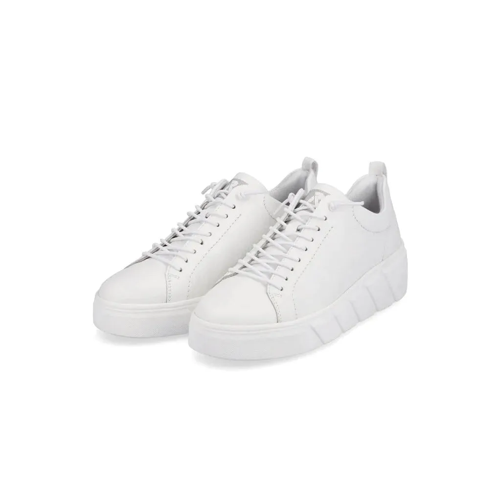 REVOLUTION PLATFORM STREET SNEAKER ALL WHITE - WOMENS