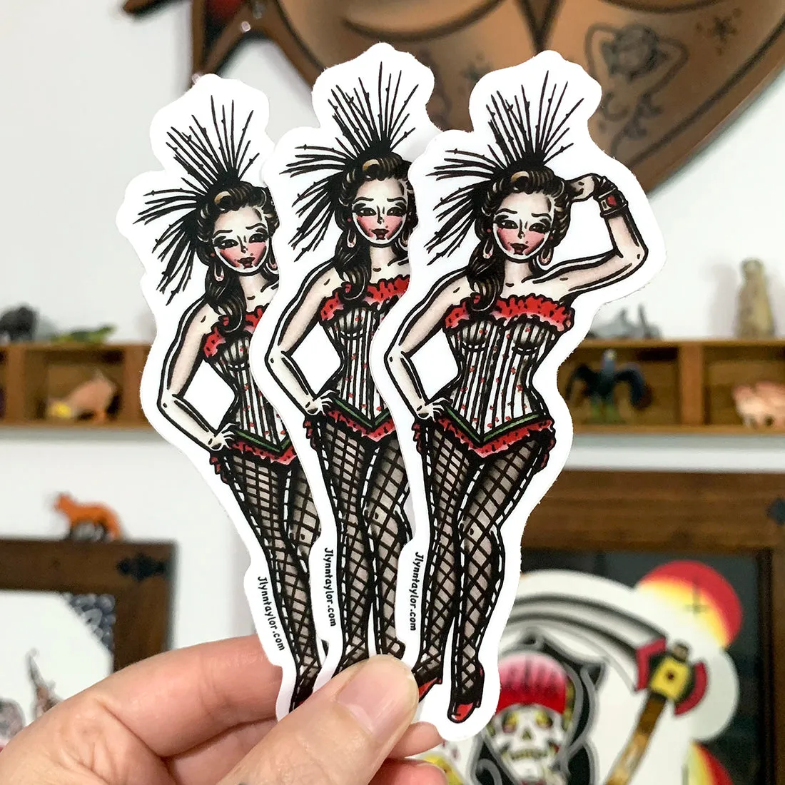 Saloon Girl #2 Sticker