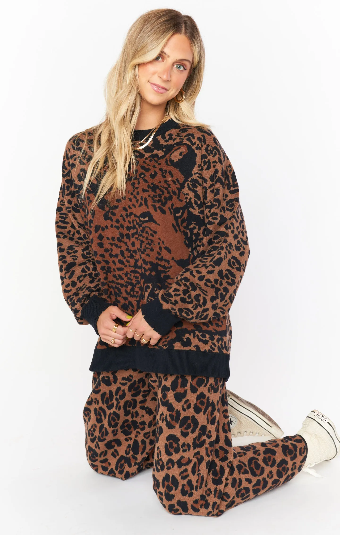 Scout Sweater ~ Leopard Knit