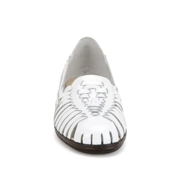 Softspots Trinidad Huarache Flats in White