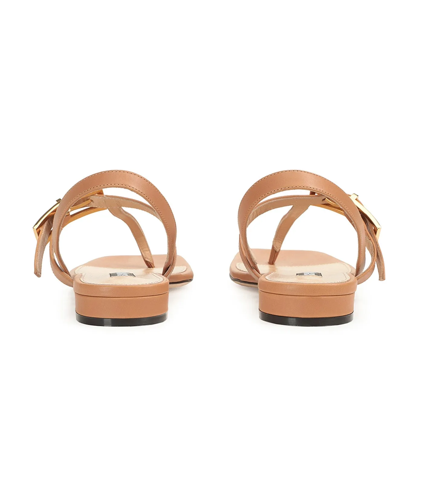 Sr Nora Sandal Flat Tan