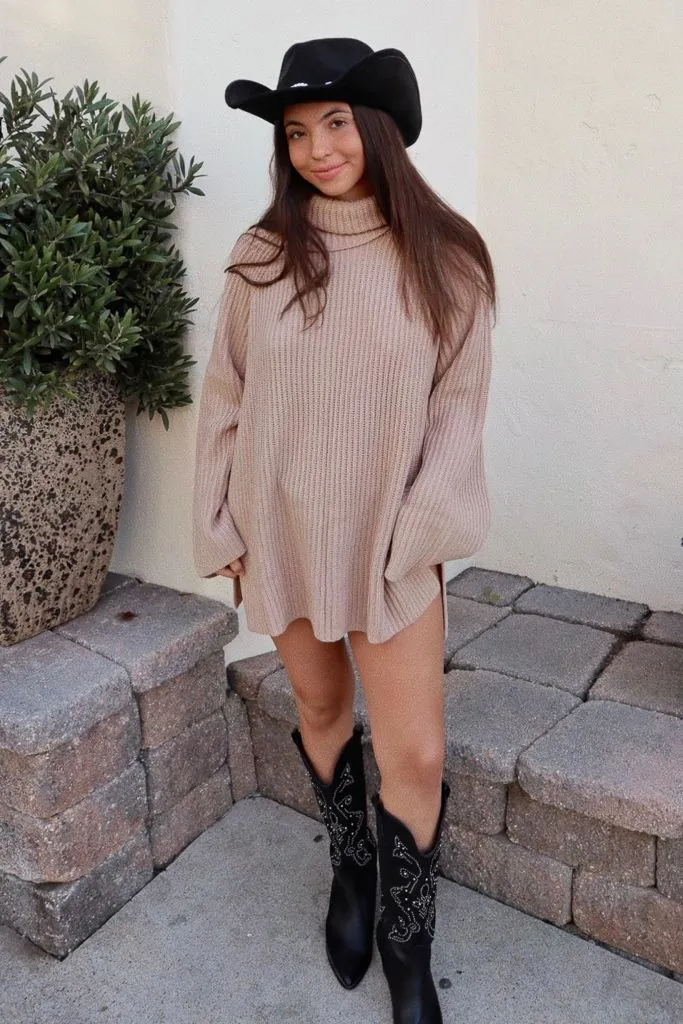 Tanya Turtleneck Oversized Sweater