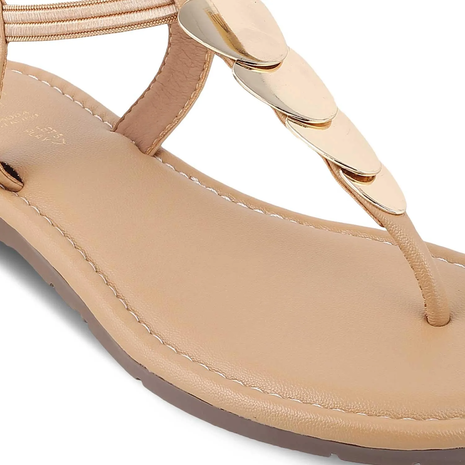 The Sine Beige Women's Dress Flats Tresmode