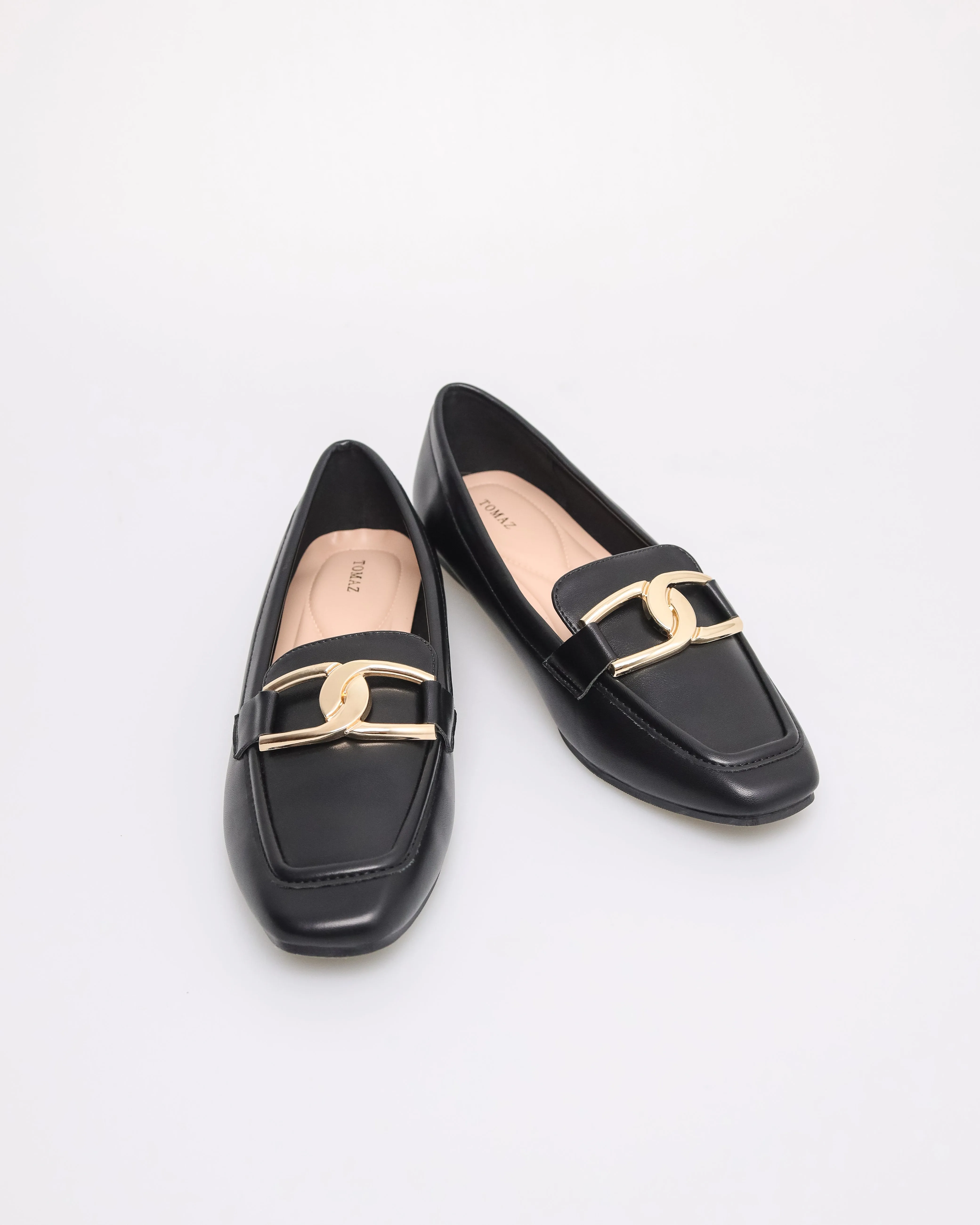 Tomaz NN370 Ladies Classy Chic Flats (Black)