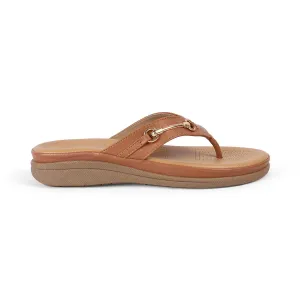 Tresmode Backs Tan Women's Casual Platform Flats