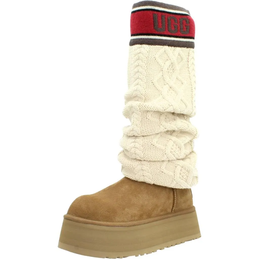 UGG W Classic Sweater Letter T Light Brown, light brown