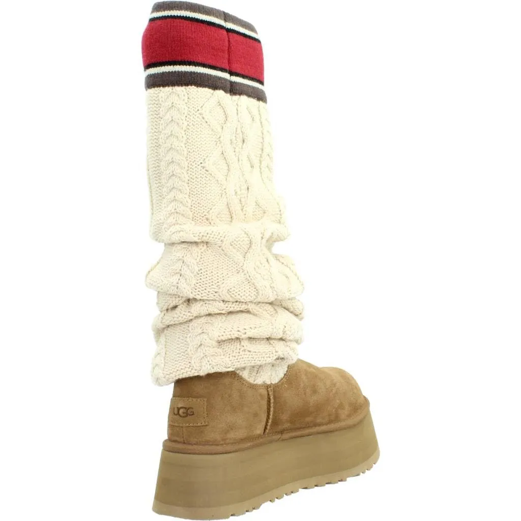 UGG W Classic Sweater Letter T Light Brown, light brown