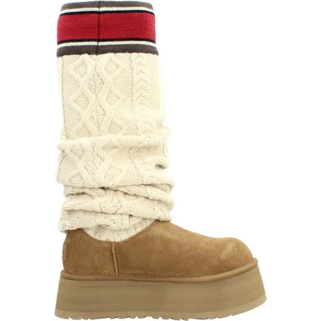 UGG W Classic Sweater Letter T Light Brown, light brown