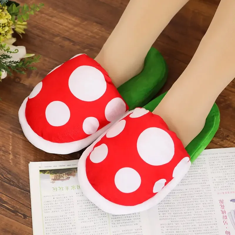 Video Game Flower Bedroom Slippers