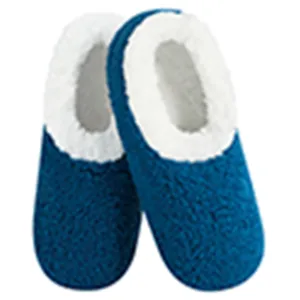 Women's Classic Snoozies® Cozy Teddy Sherpa Solid Color Blue