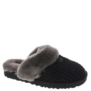 Women's Shoes UGG COZY Knit Platform Slide Slippers 1117659 BLACK